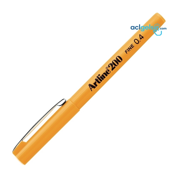 Artline Fine Yazı Kalemi 0.4mm Keçe Uçlu Sarı