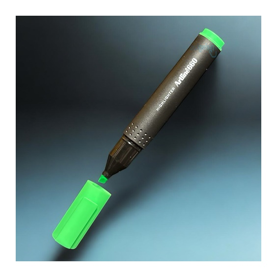 Artline Fosforlu Kalem Kesik Uç 1,0-4,0 Mm Yeşil