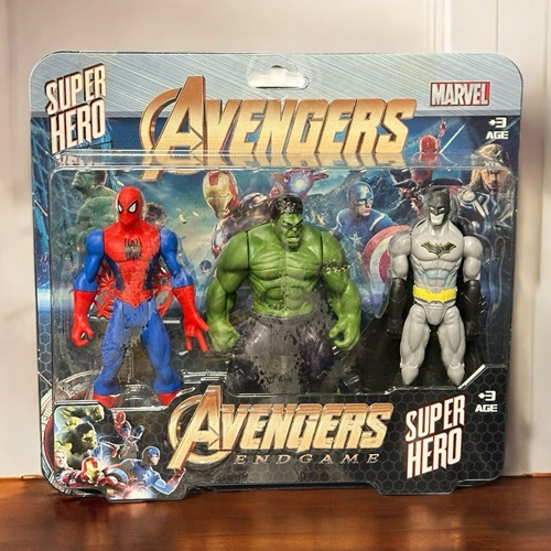 Avangers Süper Kahramanlar 3'lü Set