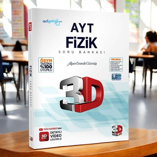 Ayt 3d Fizik Tamamı Video Çözümlü Soru Bankası 3d Yayınları