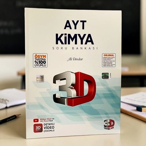 Ayt 3d Kimya Tamamı Video Çözümlü Soru Bankası 3d Yayınları