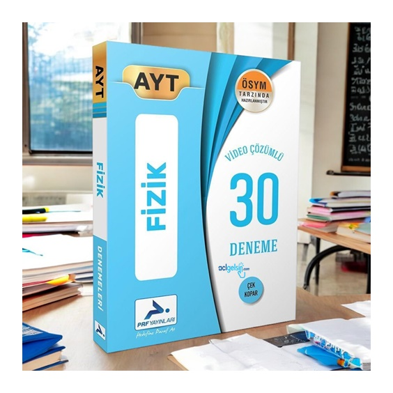 Ayt Fizik 30 Deneme Video Çözümlü Paraf Yayınları