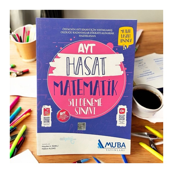 Ayt Hasat Matematik 5'li Deneme Sınavı Muba Yayınları