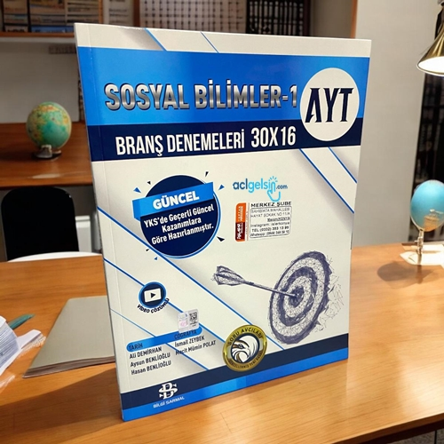 Ayt Sosyal Bilimler 30 X 16 Branş Deneme Bilgi Sarmal Yayınları