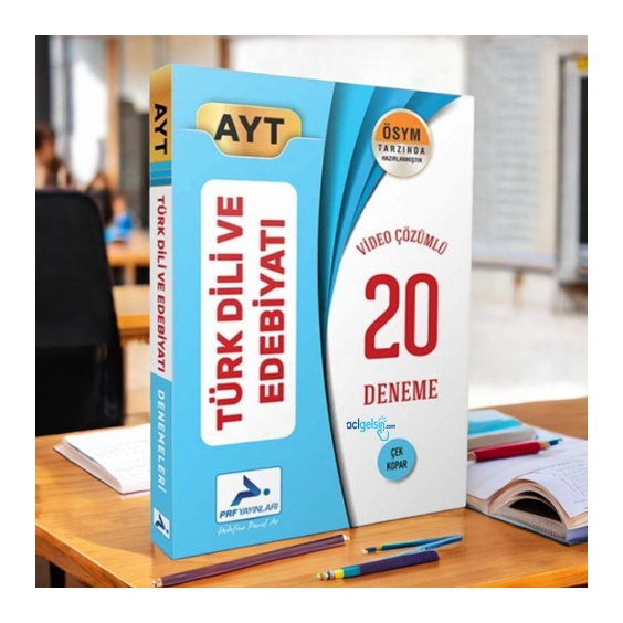 Ayt Türk Dili Ve Edebiyatı 20 Deneme Video Çözümlü Paraf Yayınları