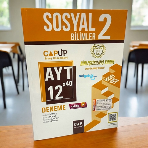 Ayt Up Deneme 12*40 Sosyal Bilmler Çap Yayınları