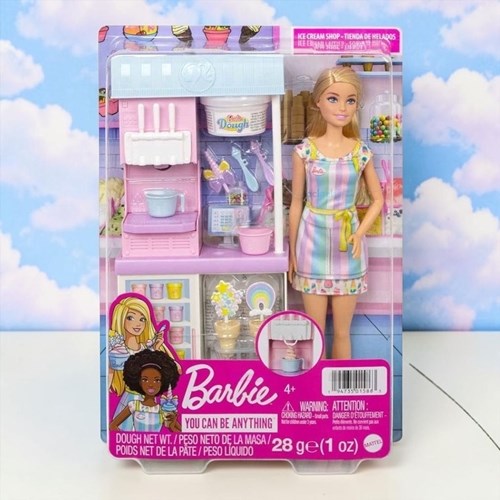 Barbie Dondurma Dükkanı Oyun Seti Hcn46