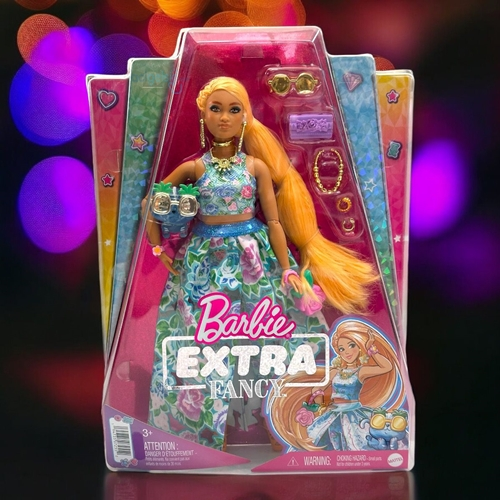 Barbie Extra Fancy - Çiçekli Kostümlü Bebek
