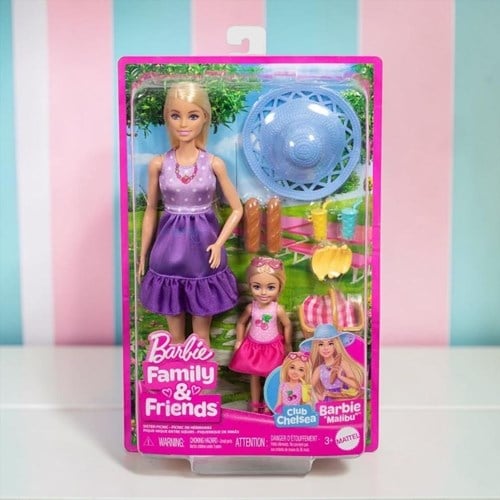 Barbie Malibu Ve Chelsea Piknik Oyun Seti Jbf43