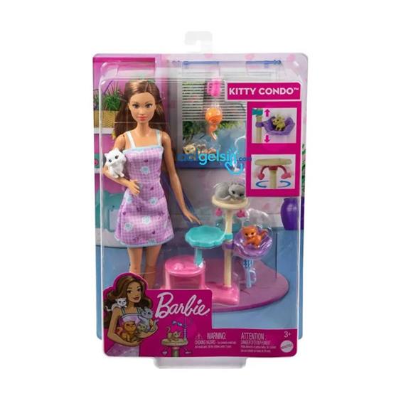Barbie Ve Yavru Kedileri Oyun Seti Hhb70