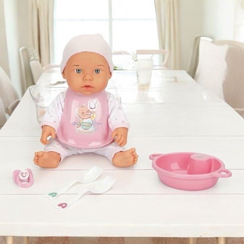 Bebelou Yemek Zamanı Sesli Bebek Seti 35 Cm
