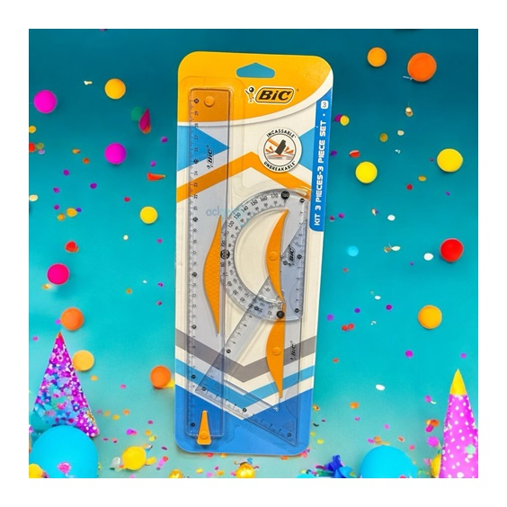 Bic Çizim Seti 30cm 3 Parça