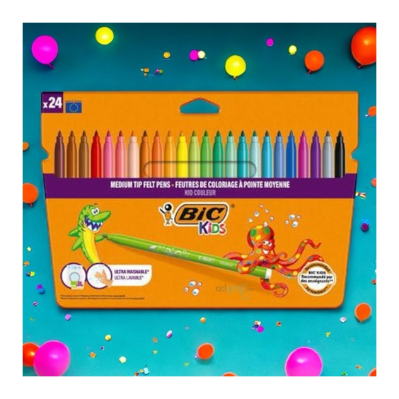 Bic Kıd Couleur Keçeli Boya Kalemi 24 Renk
