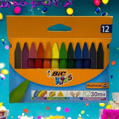 Bic Kids Plastidecor Üçgen Pastel Boya 12 Renk