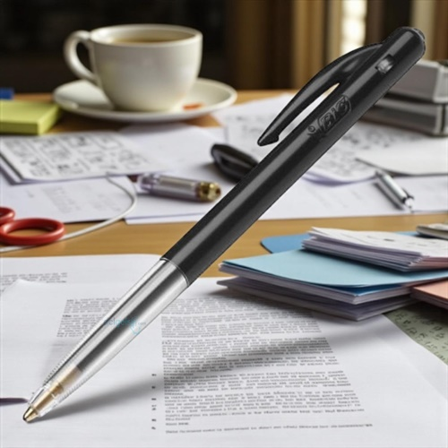 Bic M10 Basmalı Tükenmez Kalem Siyah