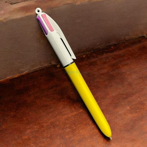 Bic Sun 4 Renk Tükenmez Kalem Sarı Gövde
