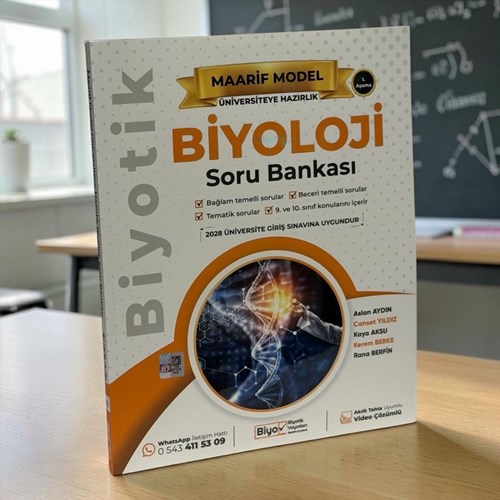 Biyotik Yayınları Üniversiteye Hazırlık Biyoloji Maarif Model Konu Anlatım Föyleri