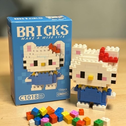Bricks Hello Kitty Karakter Figürü Lego Yapı Oyuncakları