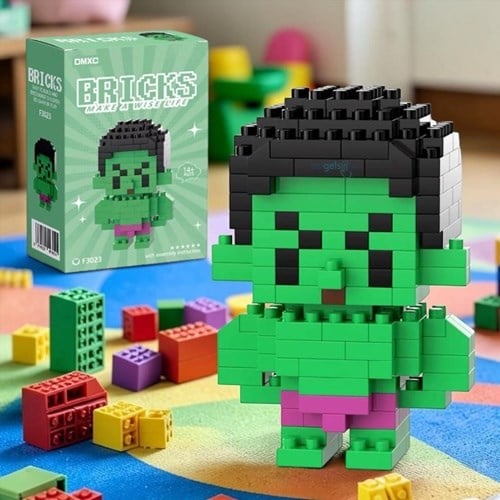 Bricks Hulk Karakter Figürü Lego Yapı Oyuncakları