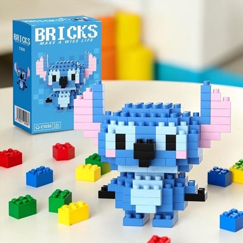 Bricks Stitch Karakter Figürü Lego Yapı Oyuncakları