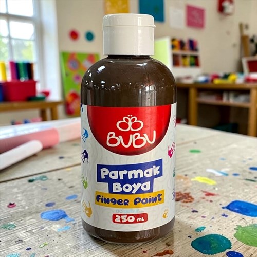 Bubu Parmak Boya 250gr - Kahverengi