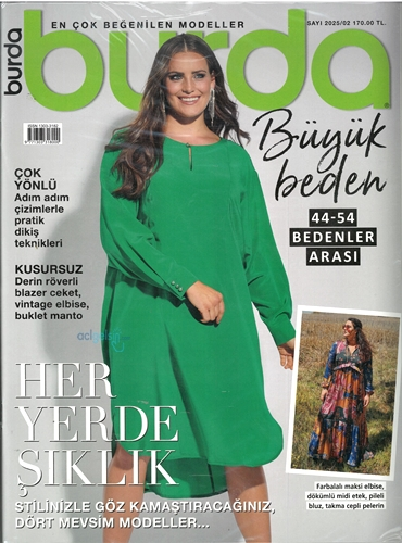 Burda Dergisi Büyük Beden 2025/02