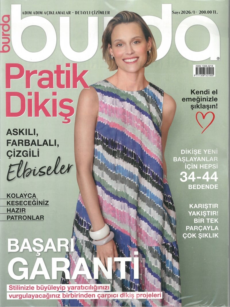 Burda Pratik Dikiş Dergisi 2026/01