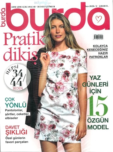 Burda Pratik Dikiş Dergisi 2026/02