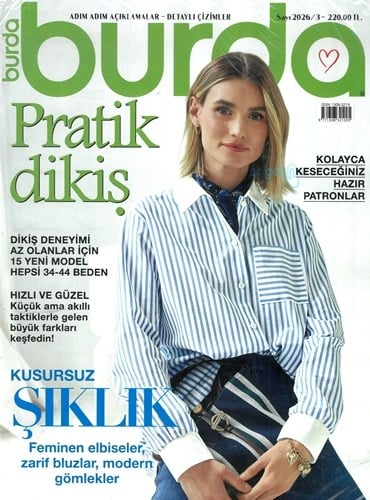 Burda Pratik Dikiş Dergisi 2026/03