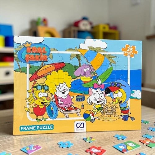 Ca Games Kral Şakir Frame Puzzle 35 Parça
