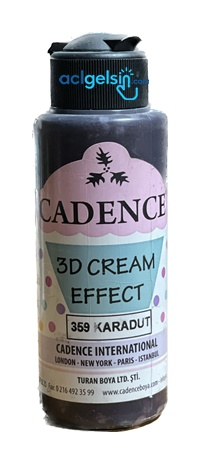 Cadence 3d Cream Effect Boya 120ml 359 Karadut