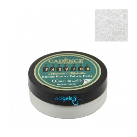 Cadence Fashıon Kumaş Pasta Metalik Fmp-01 İnci 50ml