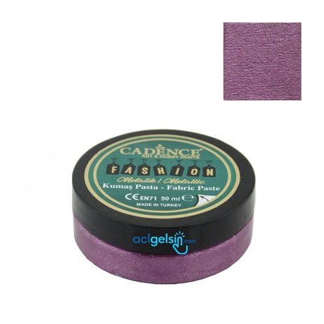 Cadence Fashıon Kumaş Pasta Metalik Fmp-06 Sıklamen 50ml