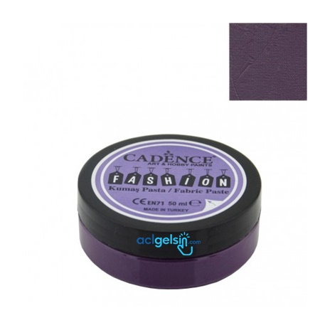 Cadence Fashıon Kumaş Pasta Opak Fp-06 Patlıcan 50ml