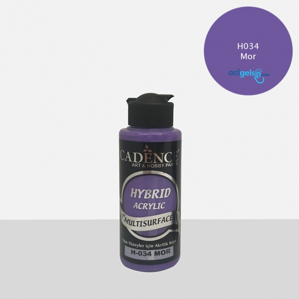 Cadence Hybrıd Akrilik Boya Mor 120ml H-034
