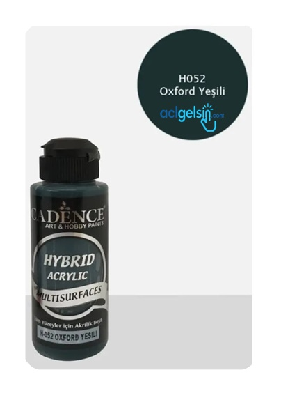 Cadence Hybrıd Akrilik Boya Oxford Yeşili 120 Ml H-052