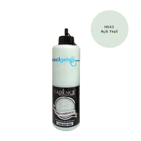 Cadence Hybrıd Akrilik Multisurfaces 500 Ml H-043 Acık Yeşil