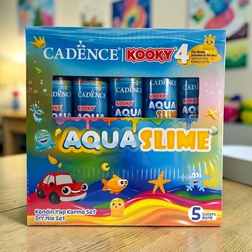 Cadence Kooky Aqua Slime Kendin Yap Karma Set 5 Renk