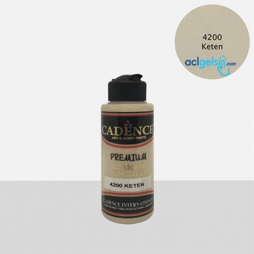 Cadence Premium Akrilik Boya Keten 120 Ml - 4200