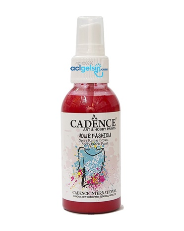 Cadence Sprey Kumas Boyası 100 Ml 1106 Krimson Kırmızı