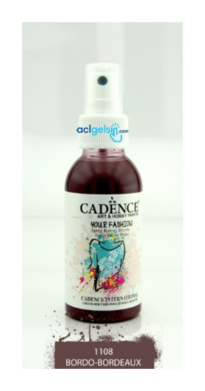Cadence Sprey Kumas Boyasi 100 Ml 1108 Bordo