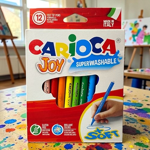 Carıoca 40614 Joy Keçeli Boya Kalemi 12li