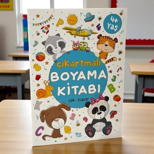 Çıkartmalı Boyama Kitabı / 4 Yaş +