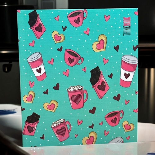 Çikolata Kalpler Minnak Defter Serisi 192 Yp.çizgisiz