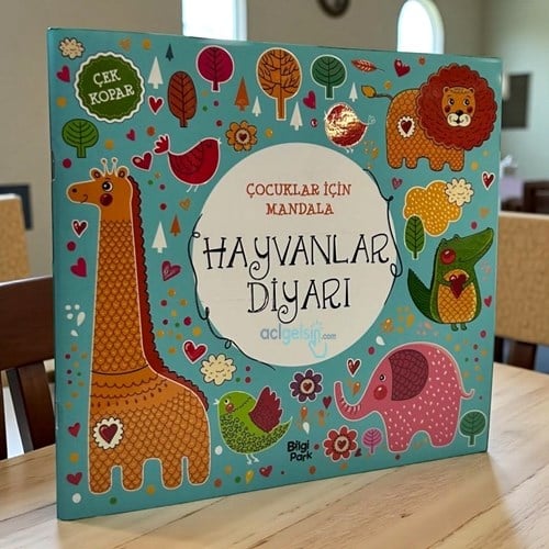 Çocuklar İçin Mandala – Hayvanlar Diyarı - Çek Kopar