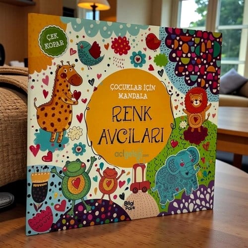 Çocuklar İçin Mandala – Renk Avcıları - Çek Kopar