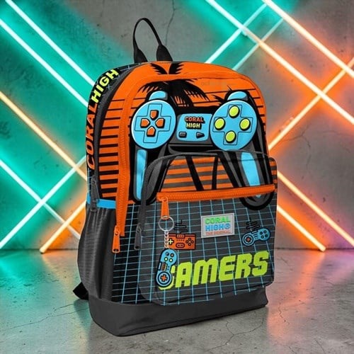 Coral High Gamers Okul Çantası