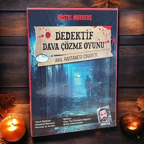 Dedektif Dava Çözme Oyunu Akıl Hastanesi Cinayeti