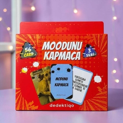 Dedektiqo Moodunu Kapmaca Eğlence Kart Oyunu 3. Seri