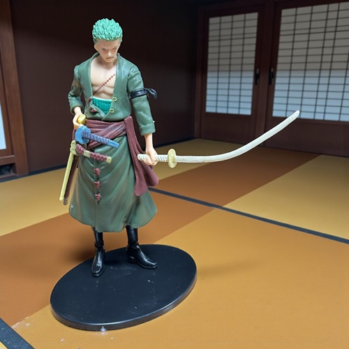 Dekoratif Büyük Boy One Piece Anime/manga Figür Roronao Zoro